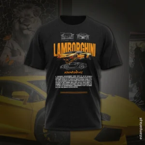 T-Shirt Estampada Lamborghini Aventador
