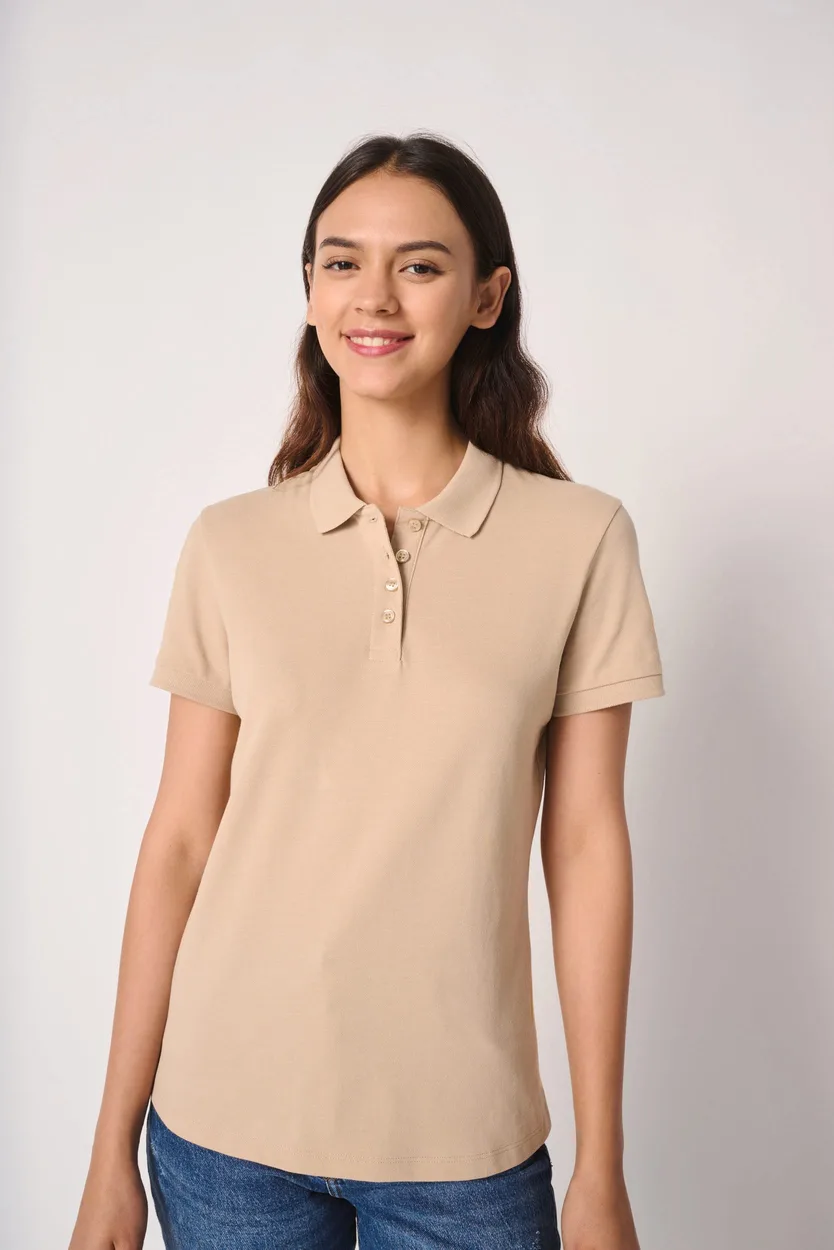 Polo piqué de senhora - Estamparia Lisboa Polo piqué de senhora - Estamparia Lisboa