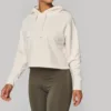 Sweatshirt “crop” com capuz de senhora - Estamparia Lisboa