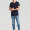 T-shirt valueweight com decote V (61-066-0) - Estamparia Lisboa