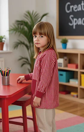 Bata infantil GARDEN Personalizados em DTF Bata infantil GARDEN Personalizados em DTF